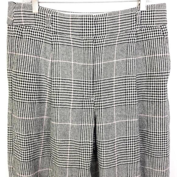 J. Crew Black and White Plaid Pants - Picture 6 of 12